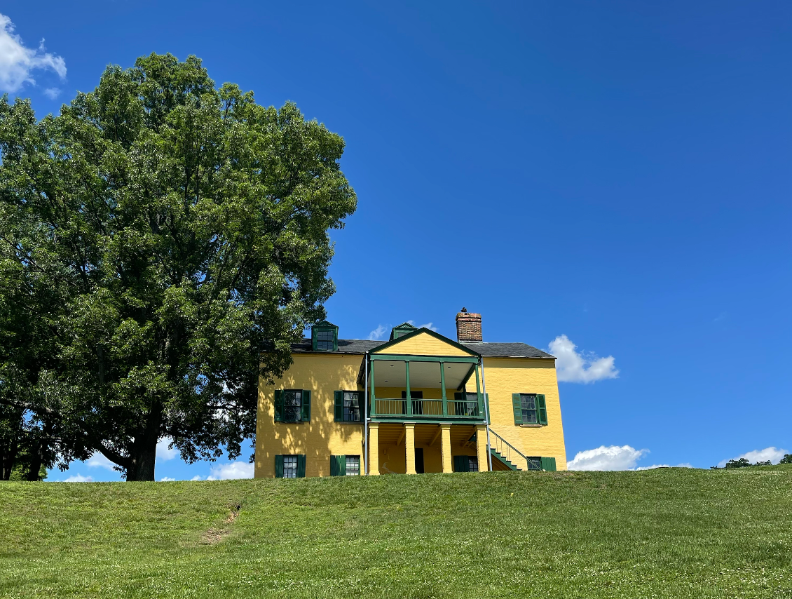 yellow visitor center