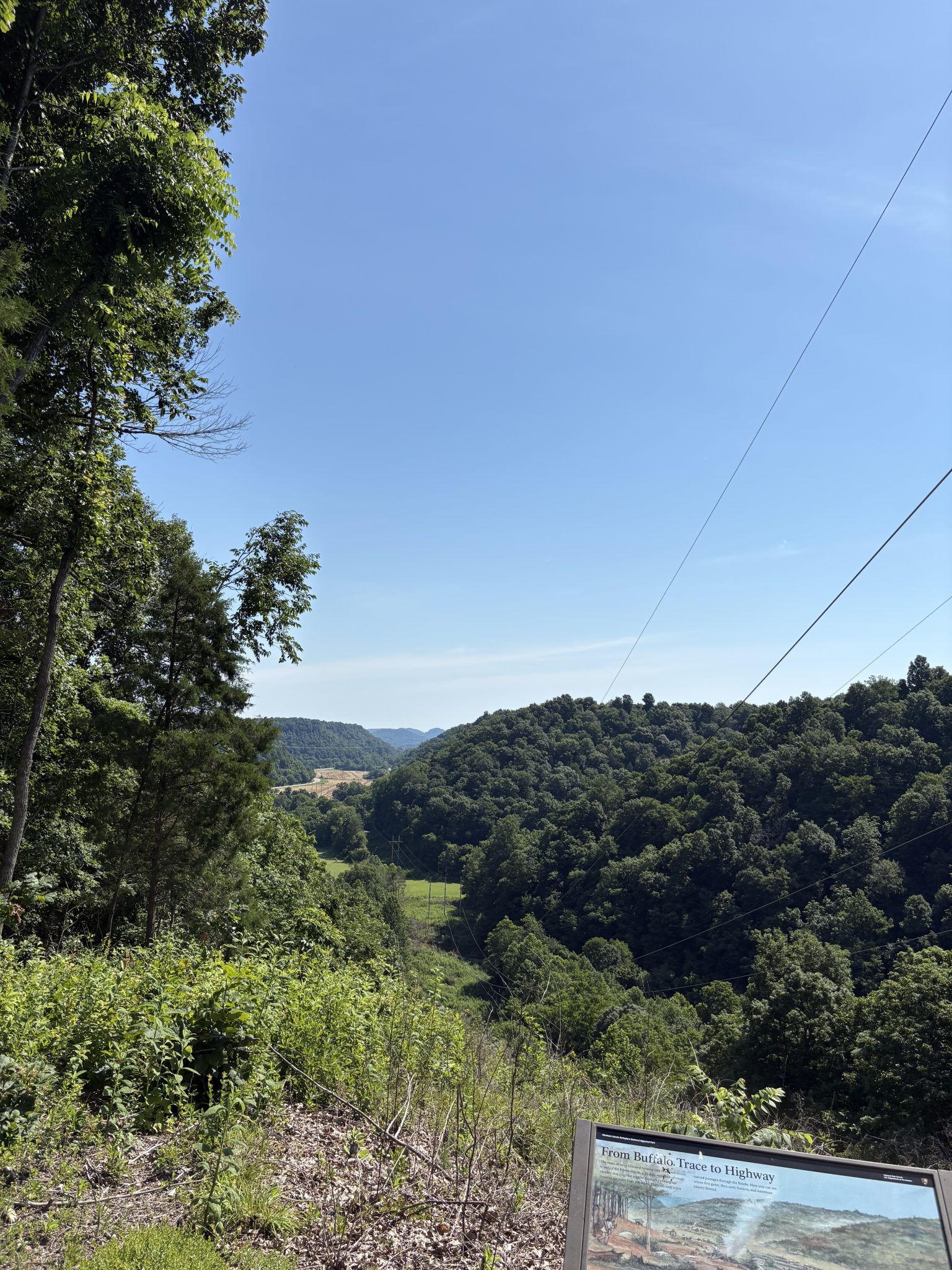 Overlook of Rolling Ridges and river bottoms